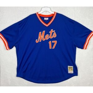 Mitchell & Ness Keith Hernandez Jersey Mens 5XL New York Mets 1986 Blue 17
